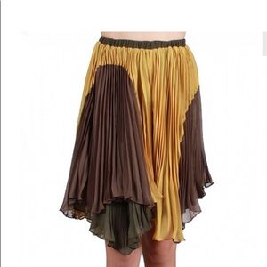Final Sale Mustered / Brown New Skirt By Ryu